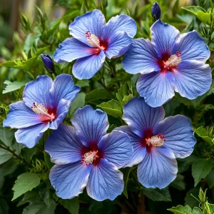 Гибискус садовый Блуминг Квин купить по цене от 259р. в интернет-магазине «Посадика» с доставкой почтой в в Кубинкае и по всей России – [изображение №1].