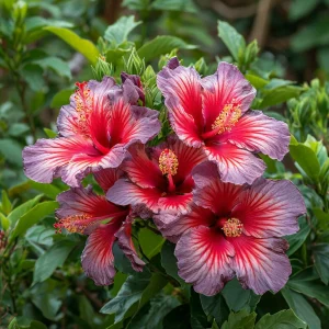 Гибискус Кримсон Флейм купить по цене от 479р. в интернет-магазине «Посадика» с доставкой почтой в в Кубинкае и по всей России – [изображение №1].